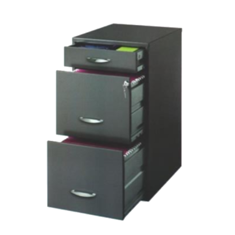 Front of men's Basic Tee in black.